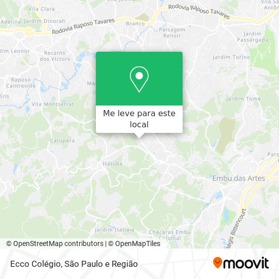 Ecco Colégio mapa