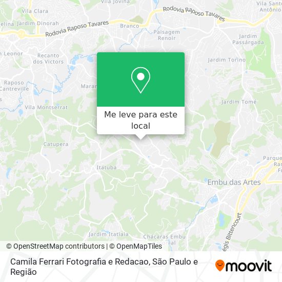 Camila Ferrari Fotografia e Redacao mapa