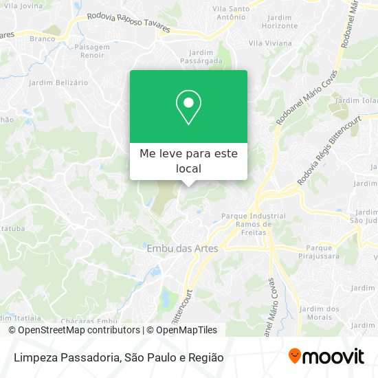 Limpeza Passadoria mapa