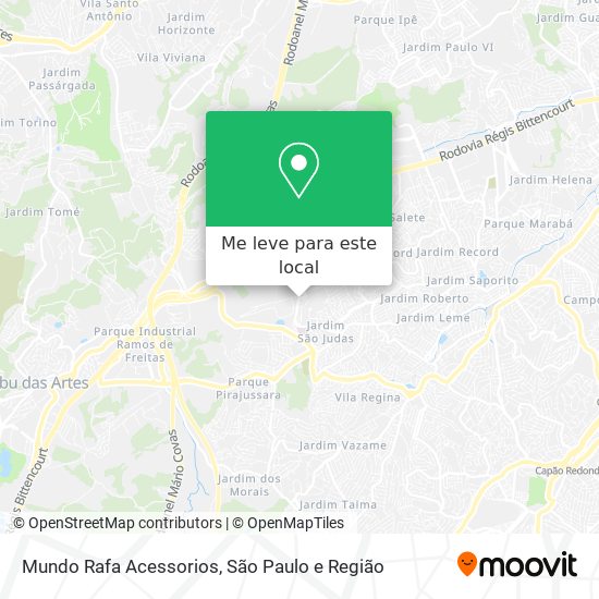 Mundo Rafa Acessorios mapa