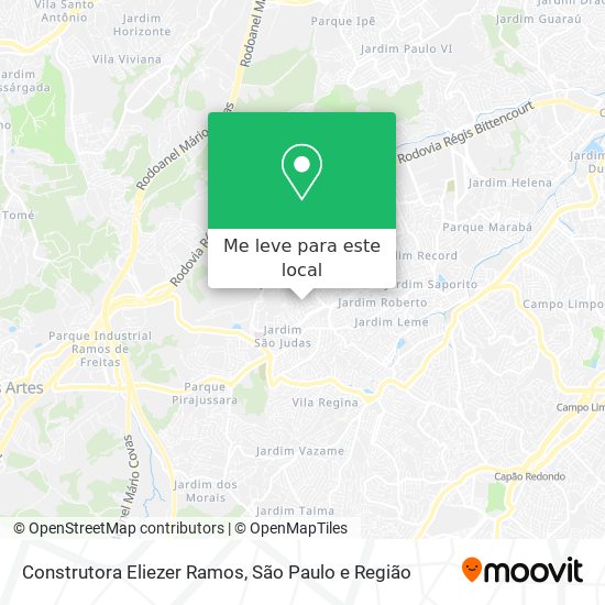 Construtora Eliezer Ramos mapa