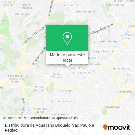 Distribuidora de Agua Iano Buguelo mapa