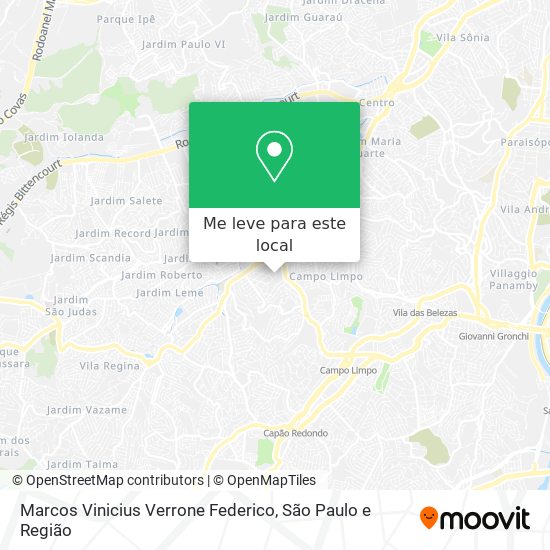 Marcos Vinicius Verrone Federico mapa