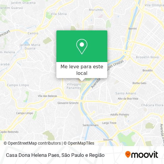 Casa Dona Helena Paes mapa