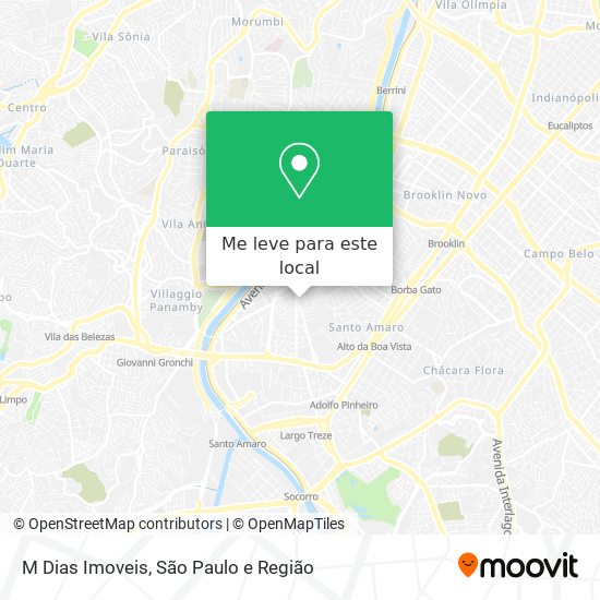 M Dias Imoveis mapa