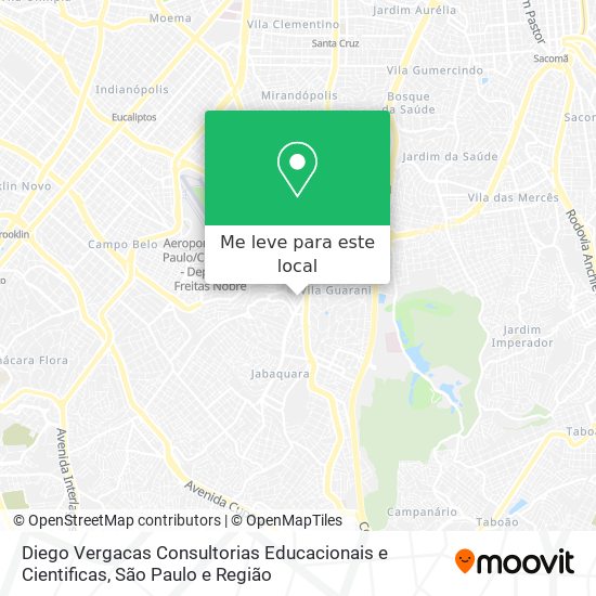 Diego Vergacas Consultorias Educacionais e Cientificas mapa