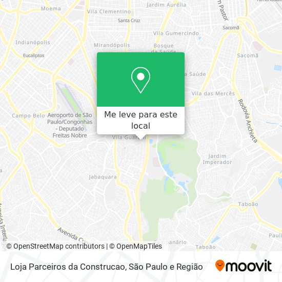 Loja Parceiros da Construcao mapa