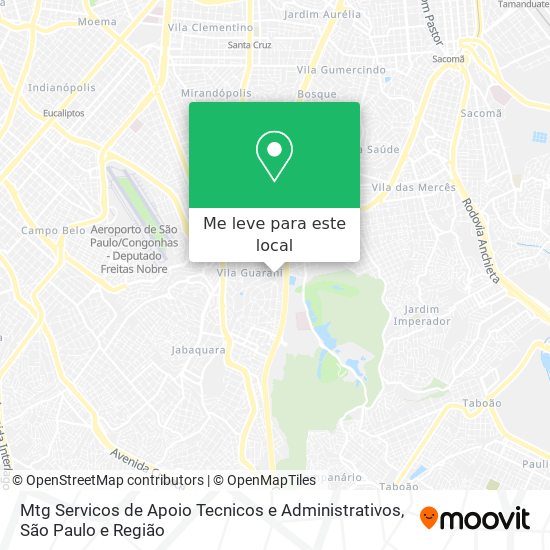 Mtg Servicos de Apoio Tecnicos e Administrativos mapa