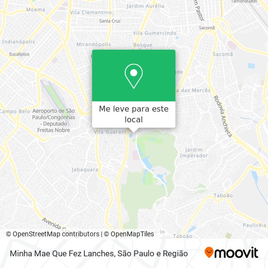 Minha Mae Que Fez Lanches mapa