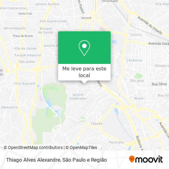 Thiago Alves Alexandre mapa