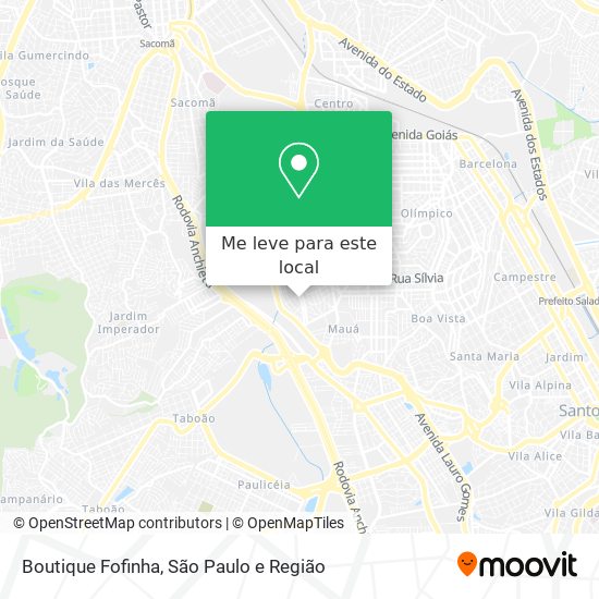 Boutique Fofinha mapa