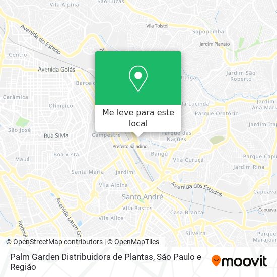 Palm Garden Distribuidora de Plantas mapa