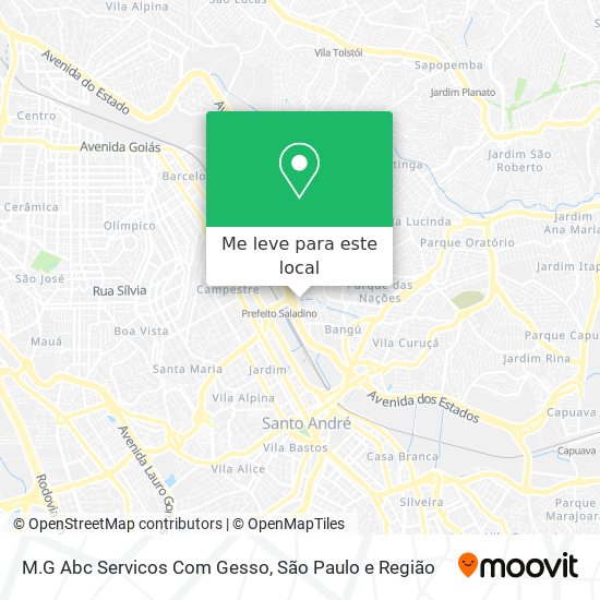 M.G Abc Servicos Com Gesso mapa
