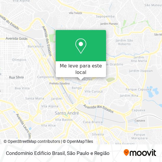 Condomínio Edifício Brasil mapa
