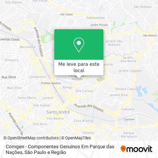 Comgen - Componentes Genuínos Em Parque das Nações mapa