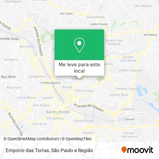 Empório das Tortas mapa