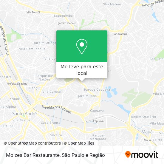 Moizes Bar Restaurante mapa