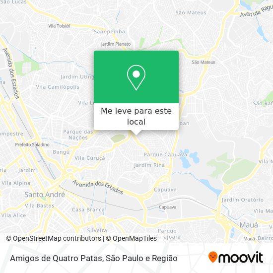 Amigos de Quatro Patas mapa