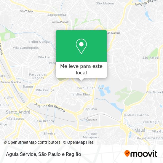 Aguia Service mapa