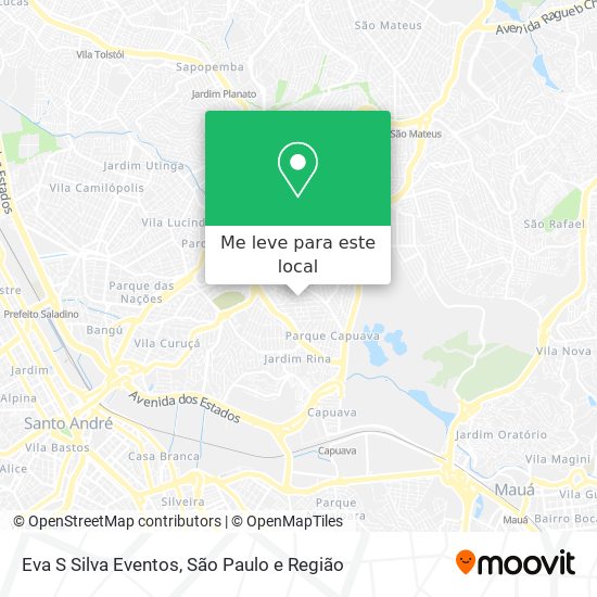 Eva S Silva Eventos mapa