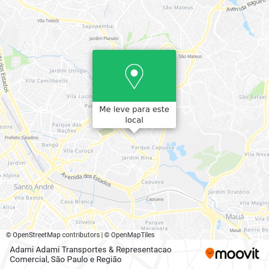 Adami Adami Transportes & Representacao Comercial mapa