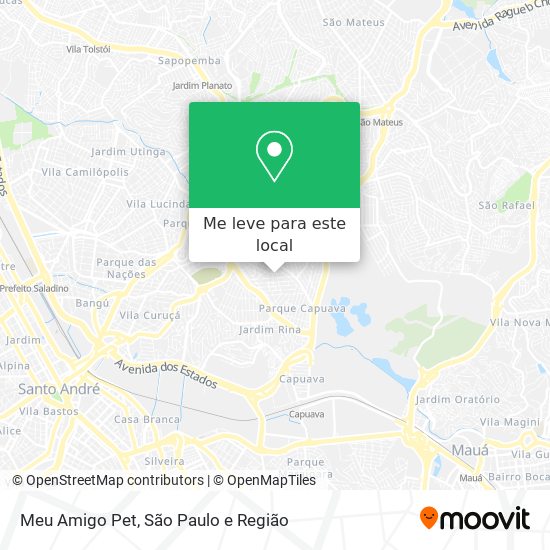 Meu Amigo Pet mapa