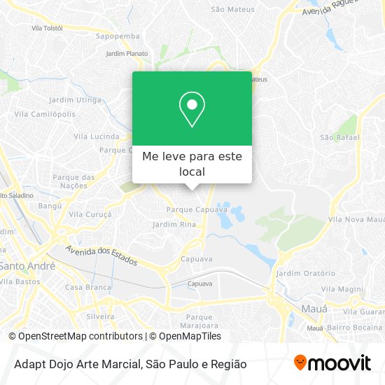 Adapt Dojo Arte Marcial mapa