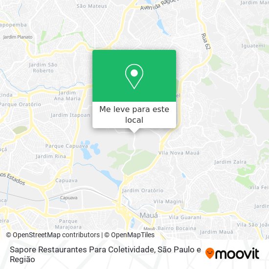 Sapore Restaurantes Para Coletividade mapa