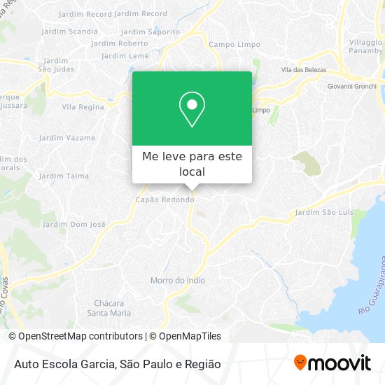 Auto Escola Garcia mapa