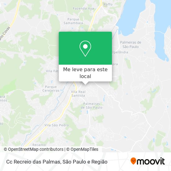 Cc Recreio das Palmas mapa