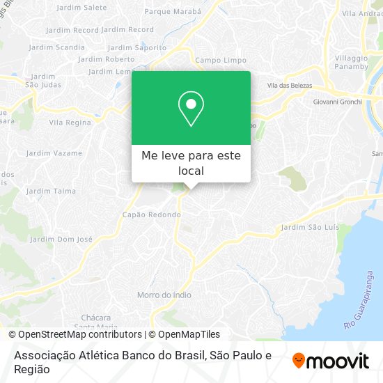 Associação Atlética Banco do Brasil mapa