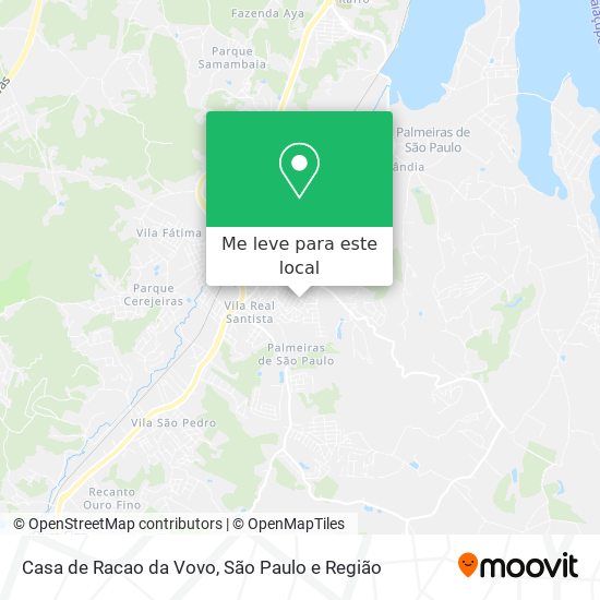 Casa de Racao da Vovo mapa