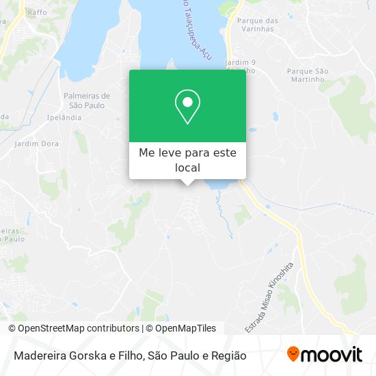 Madereira Gorska e Filho mapa