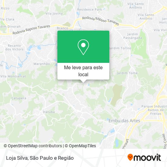 Loja Silva mapa