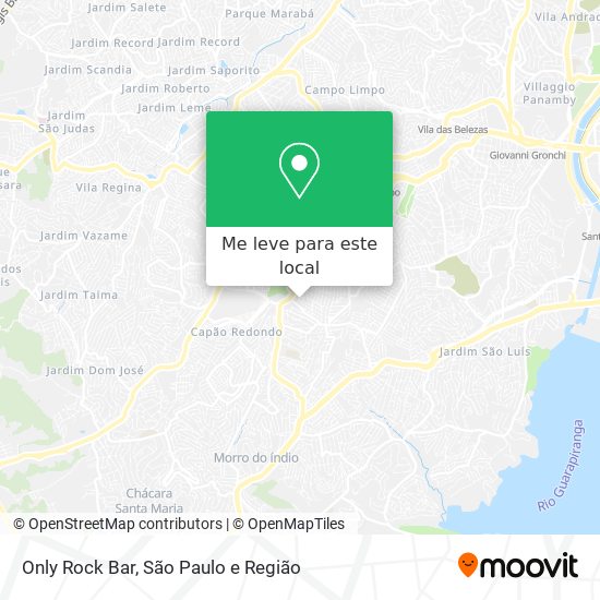 Only Rock Bar mapa