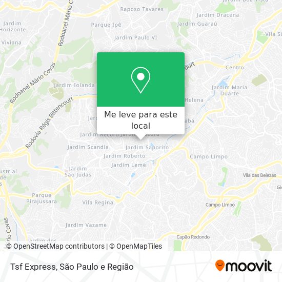Tsf Express mapa