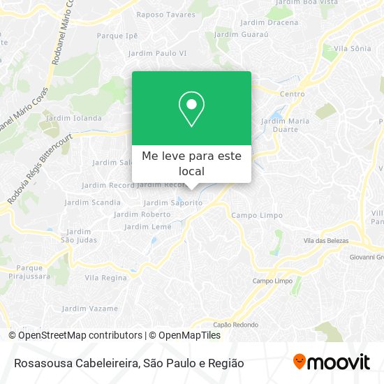 Rosasousa Cabeleireira mapa