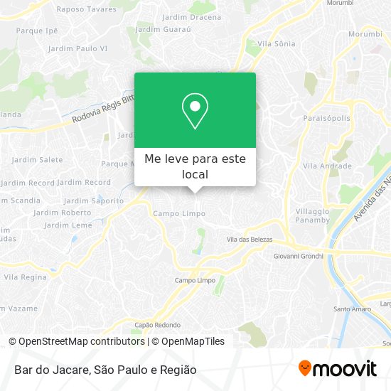 Bar do Jacare mapa
