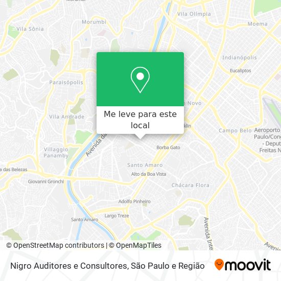 Nigro Auditores e Consultores mapa