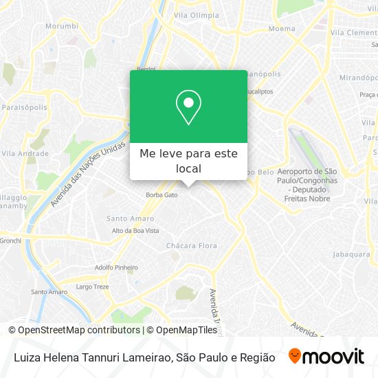 Luiza Helena Tannuri Lameirao mapa