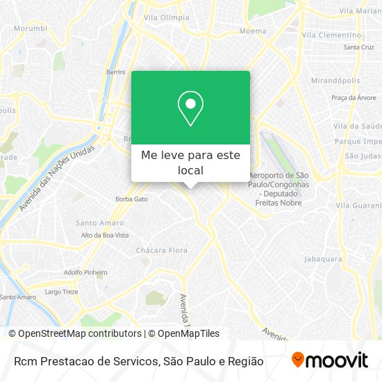 Rcm Prestacao de Servicos mapa