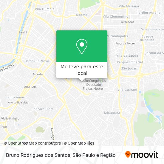 Bruno Rodrigues dos Santos mapa