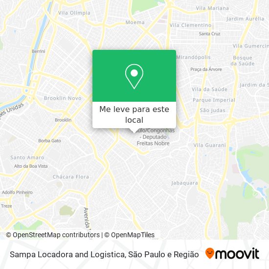 Sampa Locadora and Logistica mapa