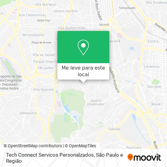 Tech Connect Servicos Personalzados mapa