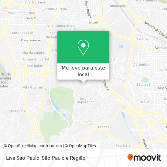 Live Sao Paulo mapa