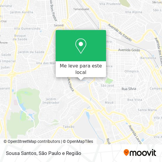 Sousa Santos mapa