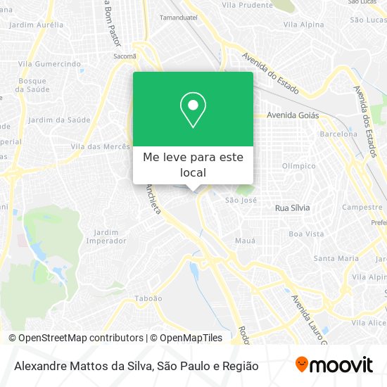 Alexandre Mattos da Silva mapa