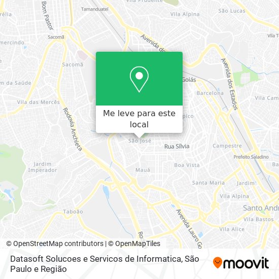 Datasoft Solucoes e Servicos de Informatica mapa