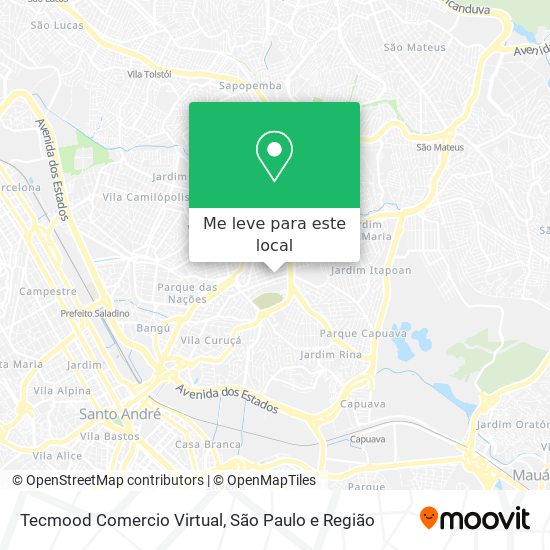 Tecmood Comercio Virtual mapa