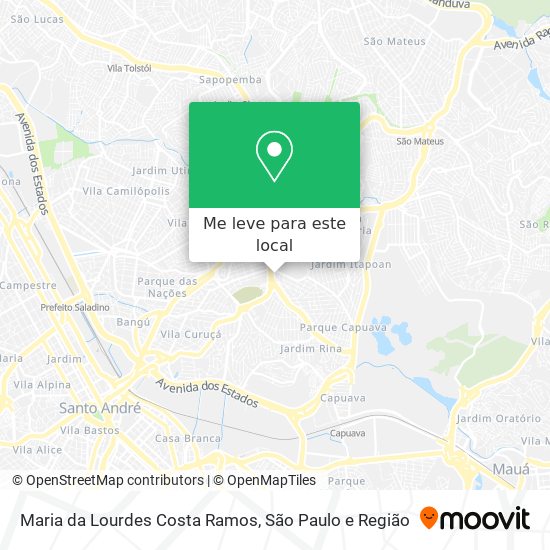 Maria da Lourdes Costa Ramos mapa